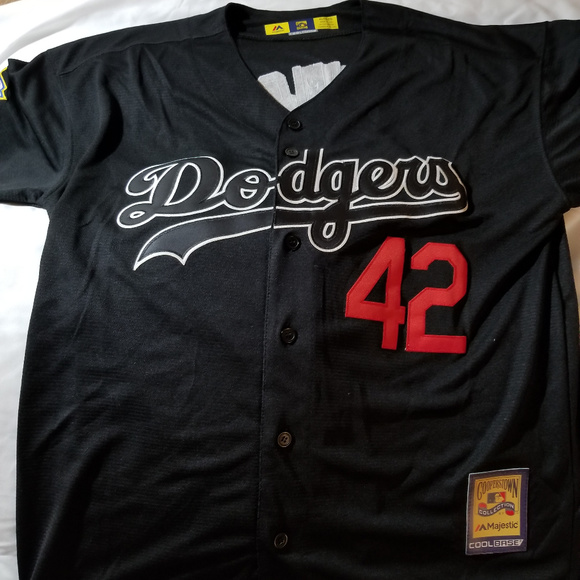 black jackie robinson jersey